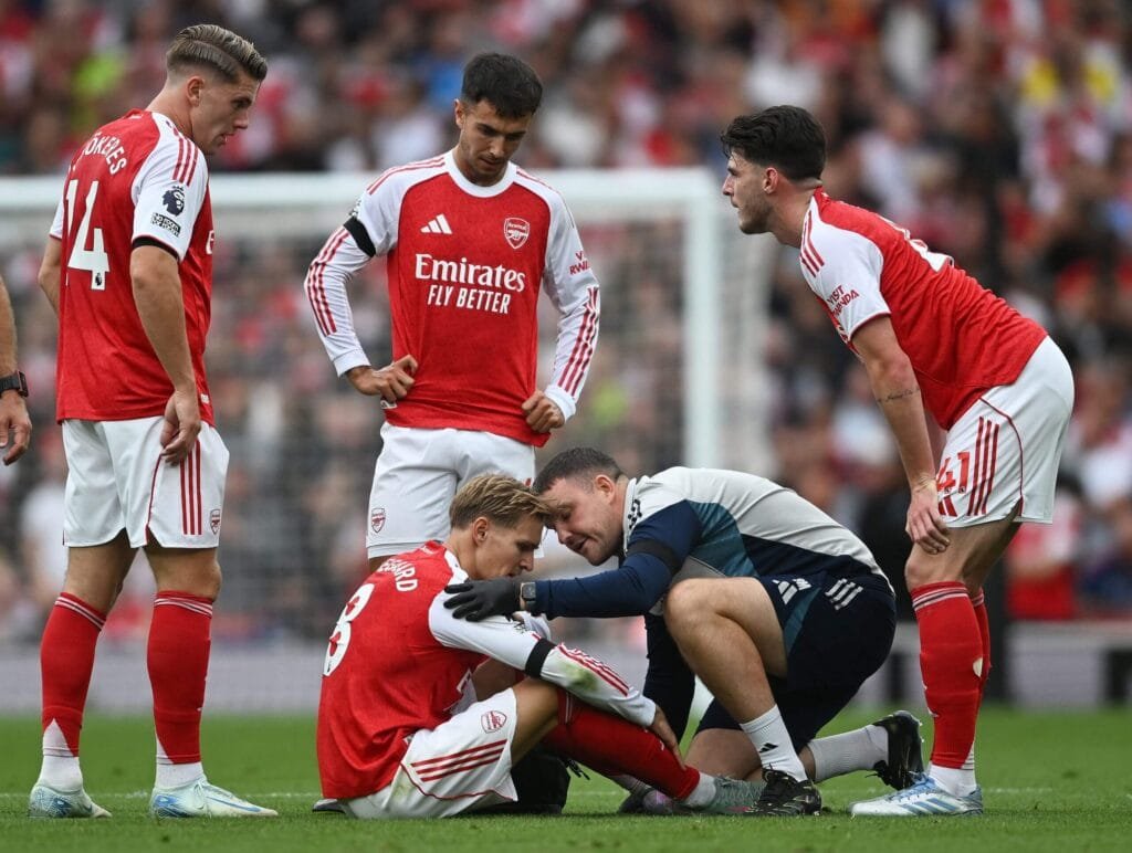 Arsenal injury news, Bukayo Saka injury, Odegaard injury update