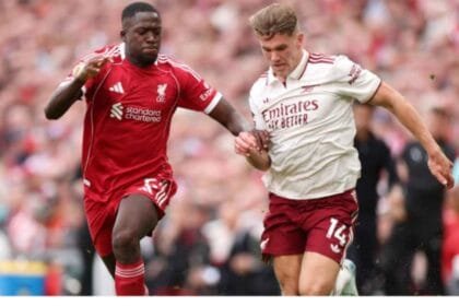 arsenal players rating vs liverpool