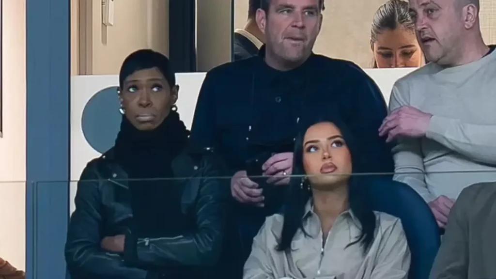 Ashlyn Castro cheers Jude Bellingham at Bernabéu after early injury return