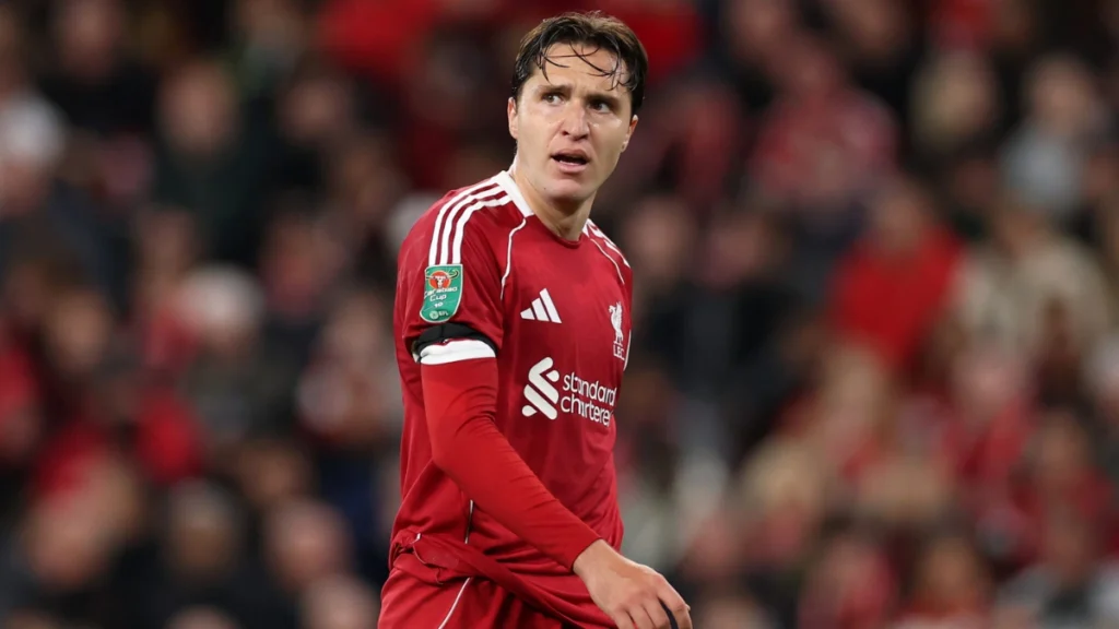 Federico Chiesa Left Out of Liverpool’s Galatasaray Trip