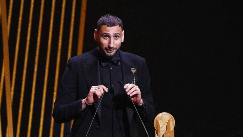 Gianluigi Donnarumma wins 2025 Yashin Trophy at Ballon d’Or award 2025