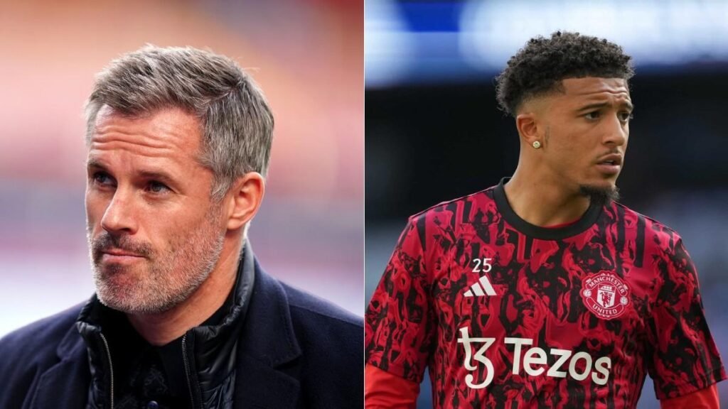 Jamie Carragher slams Sancho after Villa loan move