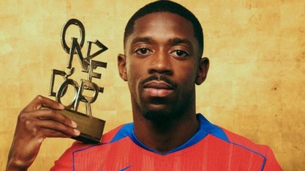 Ousmane Dembele won Onze d'Or