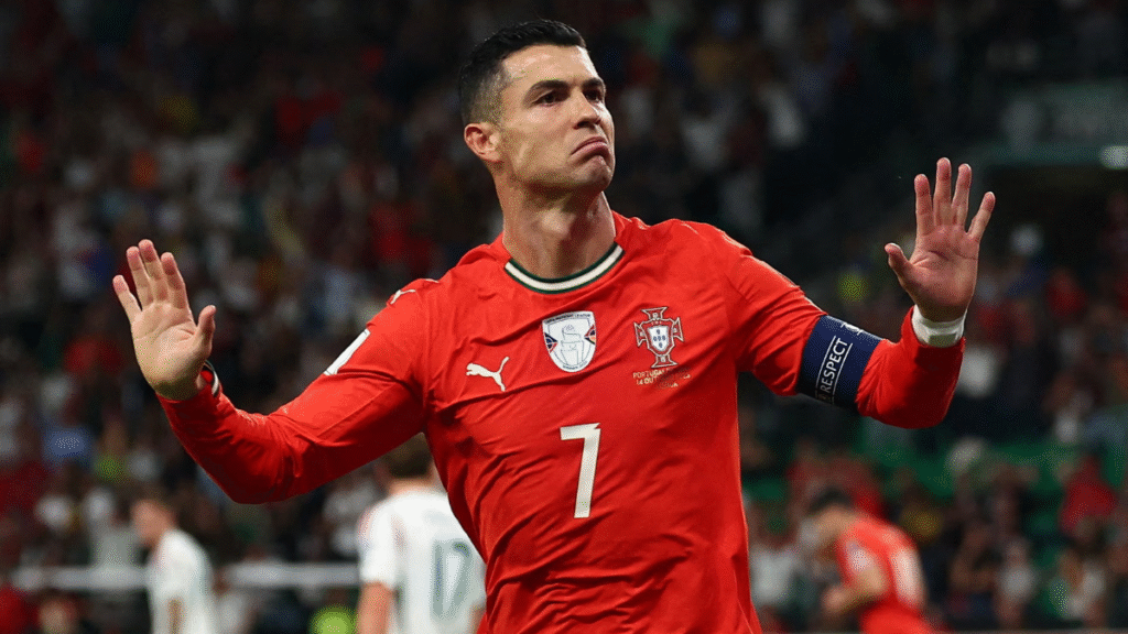 Cristiano Ronaldo sets new World Cup qualifying record in Hungary draw