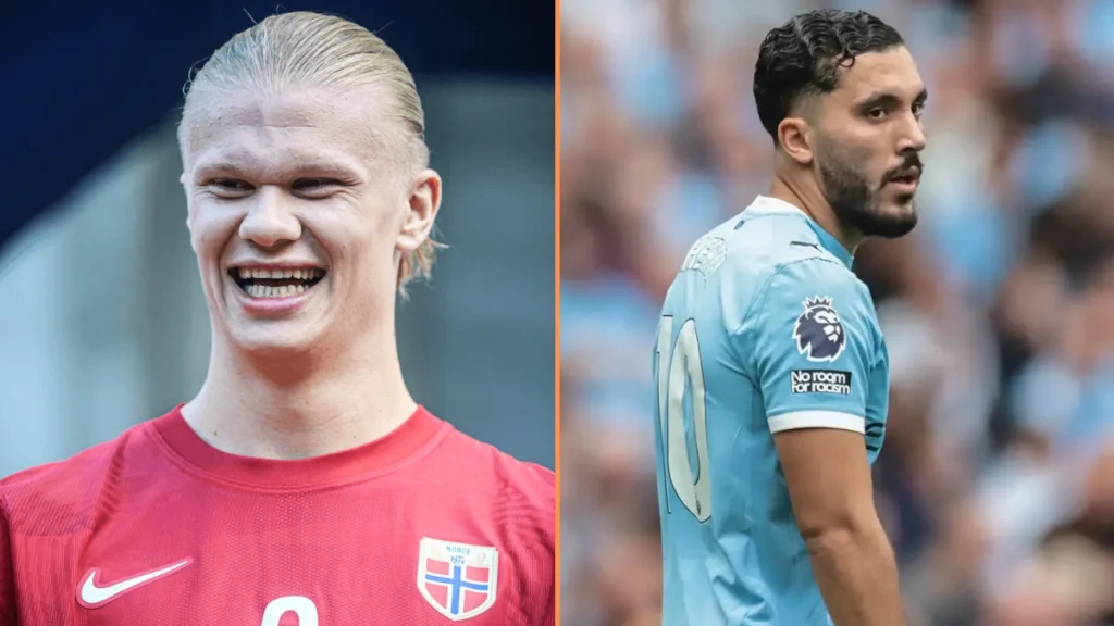 Erling Haaland teases Rayan Cherki in cheeky Snapchat post as Man City travel to Brentford