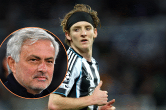 Jose Mourinho praises Anthony Gordon after Newcastle’s Champions League win