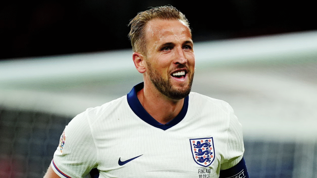 Harry Kane scored twice as England beat Latvia 5-0 to seal 2026 World Cup qualification, joining Cristiano Ronaldo among Europe’s top five international scorers.