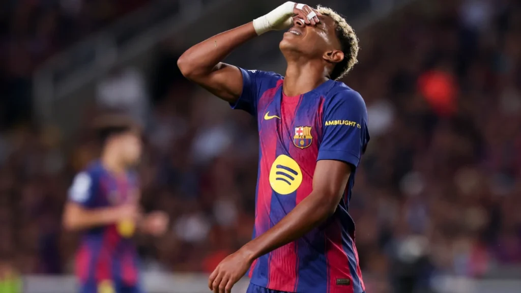 Lamine Yamal injury scare casts doubt on Sevilla match and Spain call-up