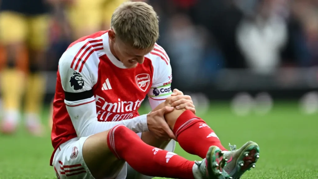 Martin Odegaard injury Arsenal captain suffers fresh knee setback after West Ham win