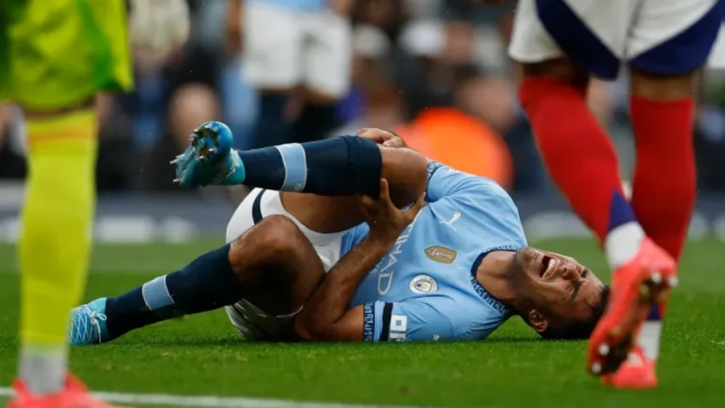 Rodri dealt ANOTHER injury blow! Man City midfielder subbed after 20 minutes as Spain international battles recurring knee problem 7 Rodri injury update Manchester City star suffers setback vs Brentford