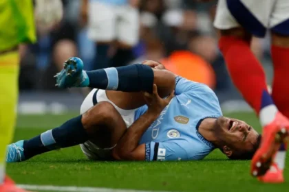 Rodri injury update Manchester City star suffers setback vs Brentford