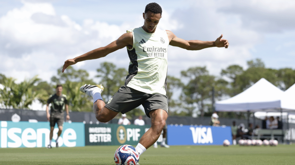 Trent Alexander-Arnold drops fitness hint ahead of Liverpool reunion after injury setback 7 Trent Alexander-Arnold hints at fitness boost before Liverpool vs Real Madrid clash