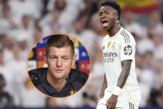 Vinicius Jr defended by Toni Kroos after furious Clasico reaction