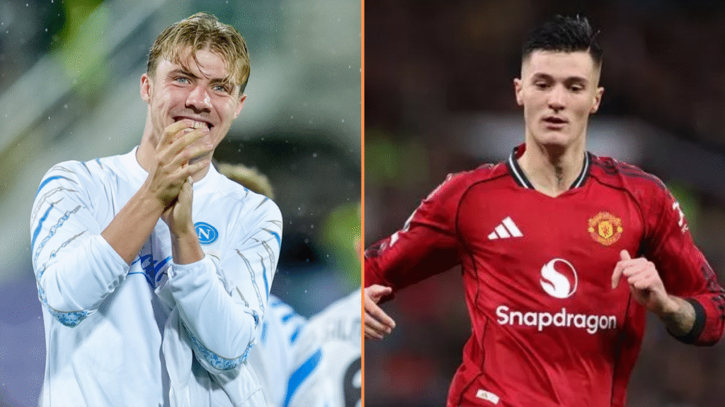 Rasmus Hojlund Congratulates Benjamin Sesko After Manchester United Striker Scores Against Sunderland 7 fi 1200x675 1