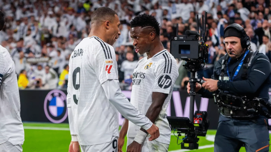 Kylian Mbappe breaks silence on Vinicius Jr ‘rift’ claims as Real Madrid duo silence critics with stunning form 7 fi 1200x675 1 2