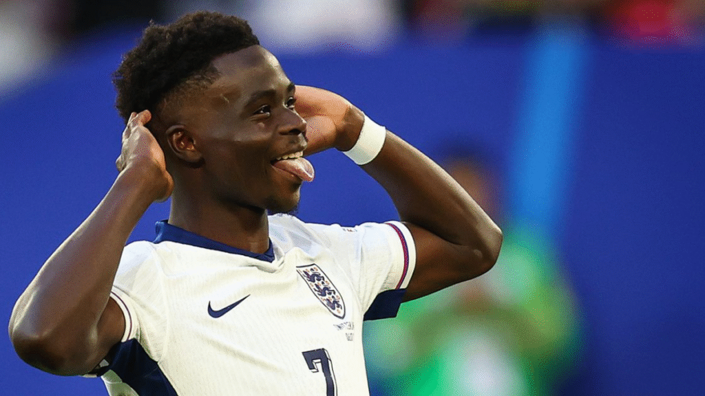 Bukayo Saka makes Arsenal history with stunning strike for England as fans and pundits hail “one of the best goals ever seen at Wembley” 7 fi 1200x675 3 1