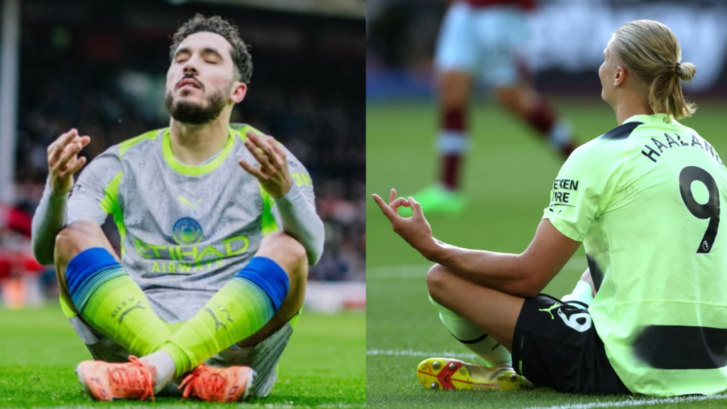 Rayan Cherki reveals Haaland role in Man City celebration