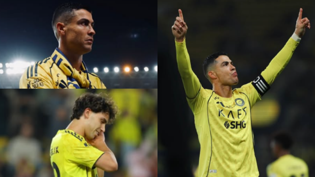 Ronaldo brace sends Al-Nassr four points clear