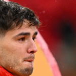 Brahim Diaz reacts after AFCON final loss