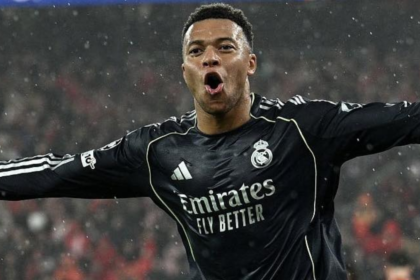 Mbappe sets Champions League record with 12th goal as Real Madrid lead Benfica