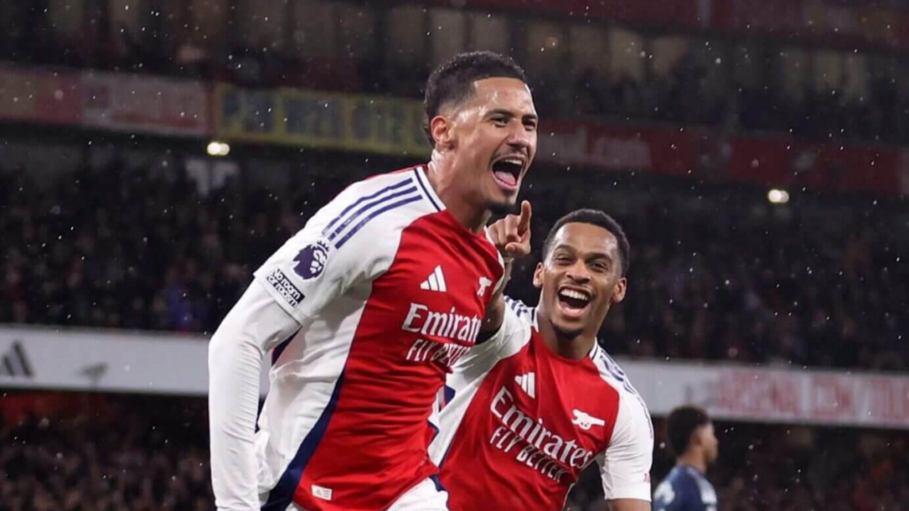 Saliba and Timber out of Arsenal Champions League game