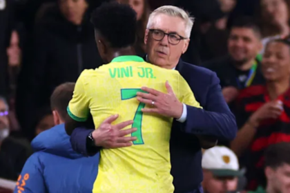 Ancelotti Vinícius Júnior Is 'Very Different' in Brazil Compared to Real Madrid