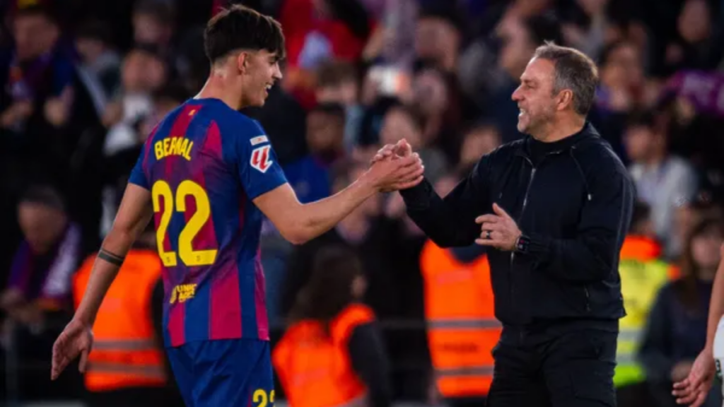Hansi Flick praises La Masia after Marc Bernal goal and Tommy Marqués debut in Barcelona win