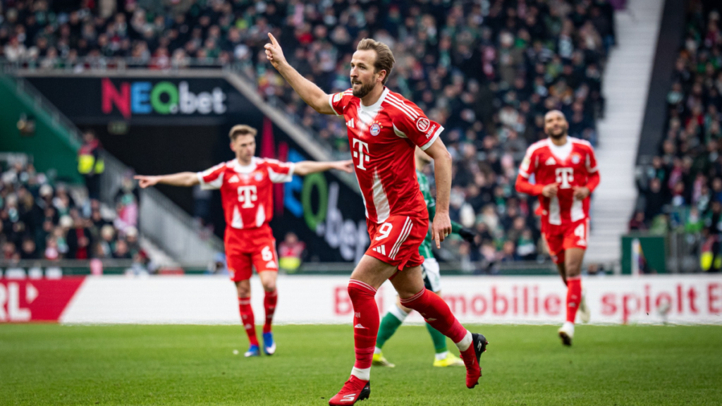 Kane Hits 500-Goal Landmark With Bayern Brace