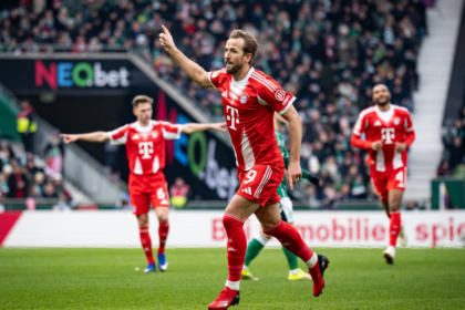 Kane Hits 500-Goal Landmark With Bayern Brace