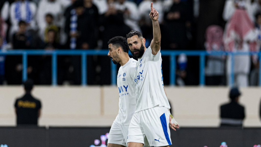 Karim Benzema scores debut hat-trick for Al Hilal days after shock transfer