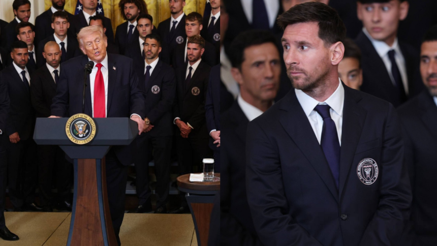 Messi Meets Trump at White House for MLS Cup Honor