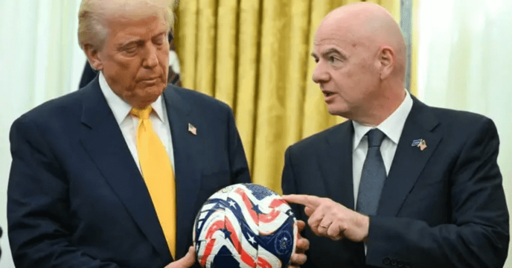 Gianni Infantino says World Cup in the United States would be impossible without Donald Trump