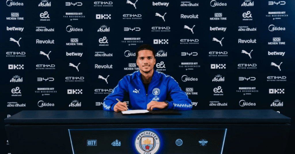 Manchester City Hand Divine Mukasa New Deal Until 2030 Manchester City Hand Divine Mukasa New Deal Until 2030