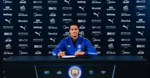 Manchester City Hand Divine Mukasa New Deal Until 2030
