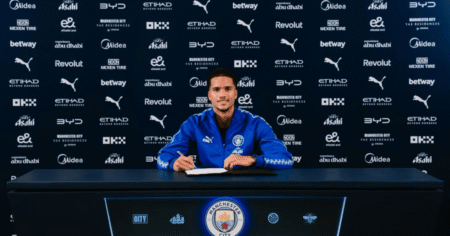 Manchester City Hand Divine Mukasa New Deal Until 2030 Manchester City Hand Divine Mukasa New Deal Until 2030