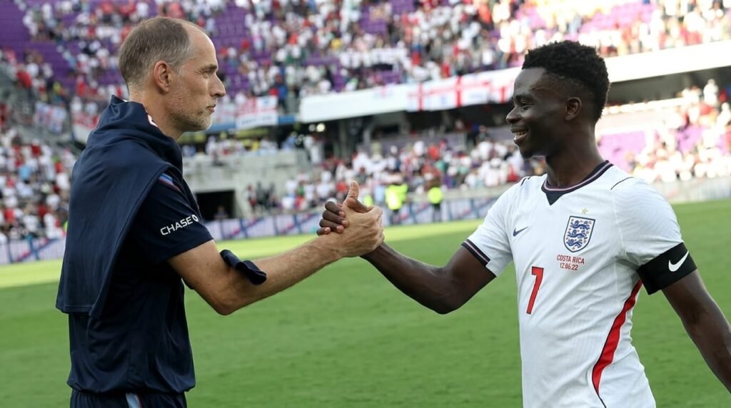 Thomas Tuchel Yet to Decide on Bukayo Saka for England vs Croatia Opener Tuchel Undecided on Saka for England vs Croatia