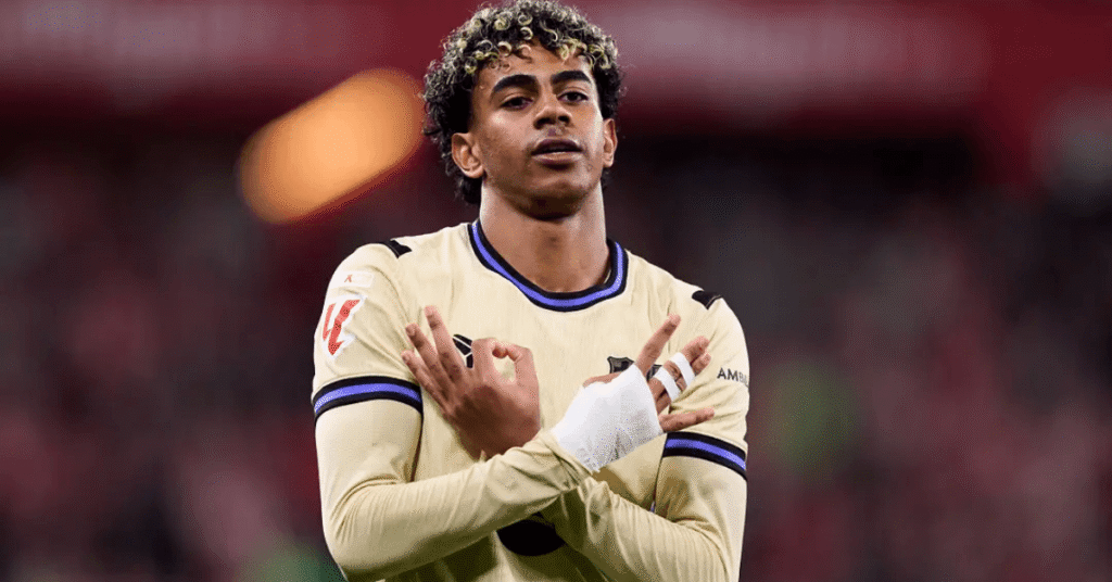 Lamine Yamal Reveals Why He Wears A Bandage On His Right Hand Why Lamine Yamal Wears A Hand Wrap During Matches