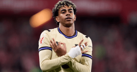 Lamine Yamal Reveals Why He Wears A Bandage On His Right Hand Why Lamine Yamal Wears A Hand Wrap During Matches